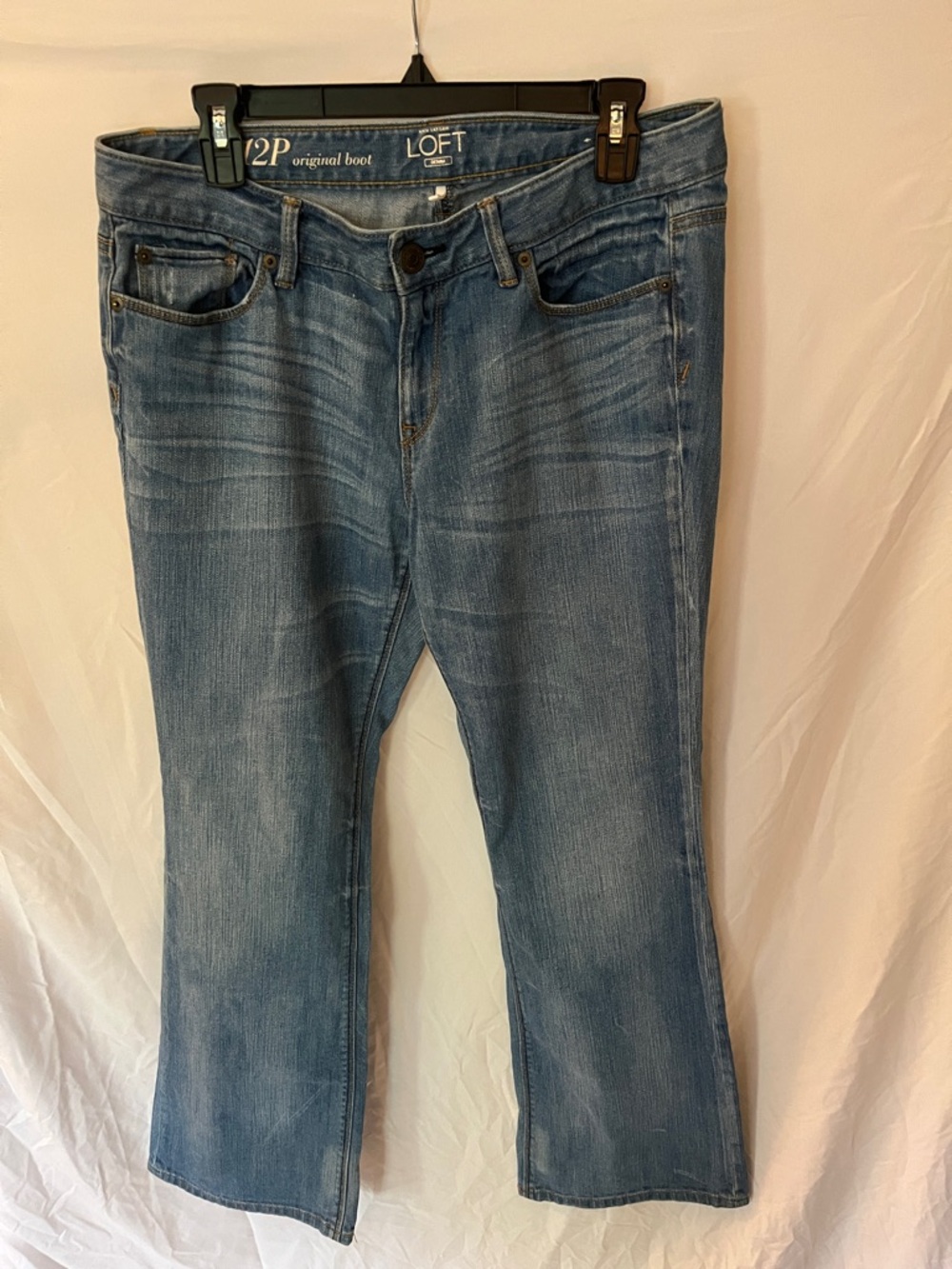 LOFT light blue bootcut jeans